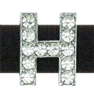 Strassbuchstabe "H" 14 mm