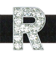 Strassbuchstabe "R" 14 mm